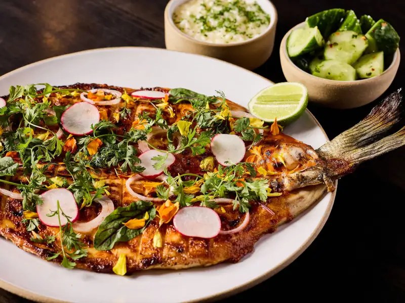 Pescado zarandeado au restaurant Alteno du 1 Hotel Austin