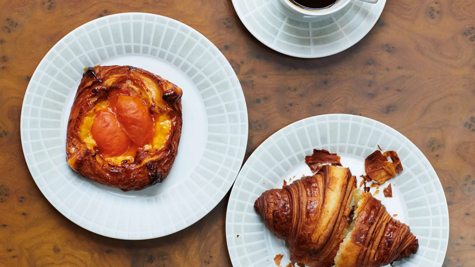 Sélection de viennoiseries au Dovetle restaurant du 1 Hotel Austin