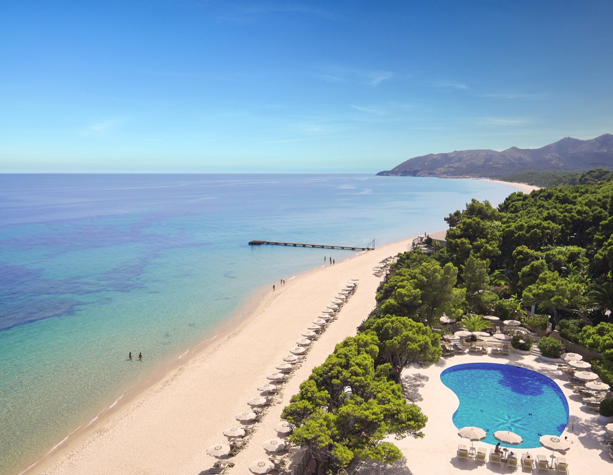 Vue panoramique du Forte Village Resort, Sardaigne