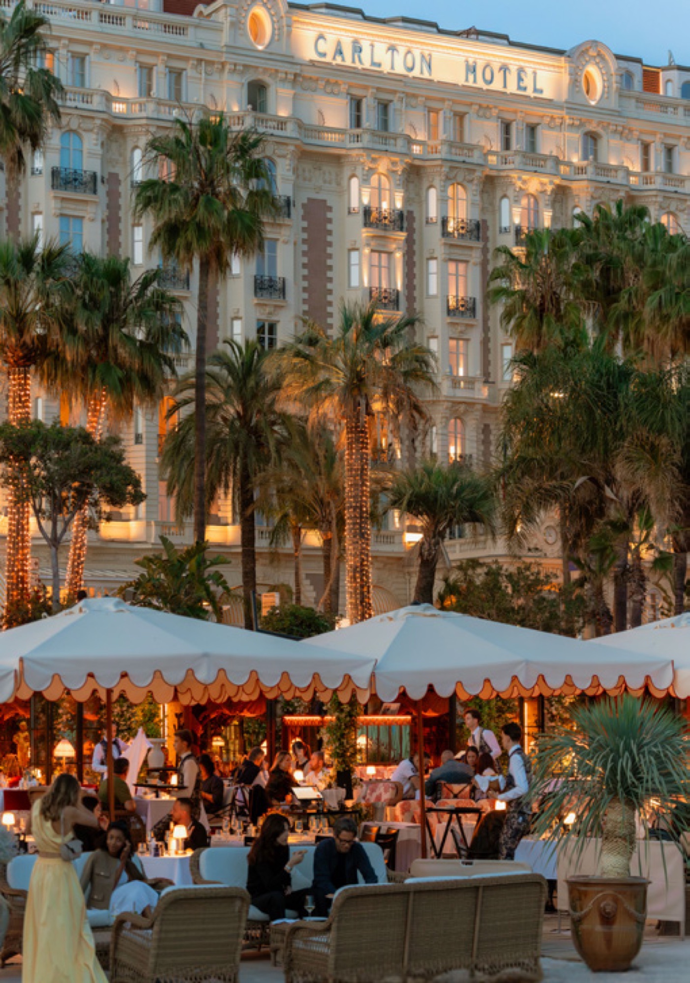 Salle de restaurant à L'Annex Cannes