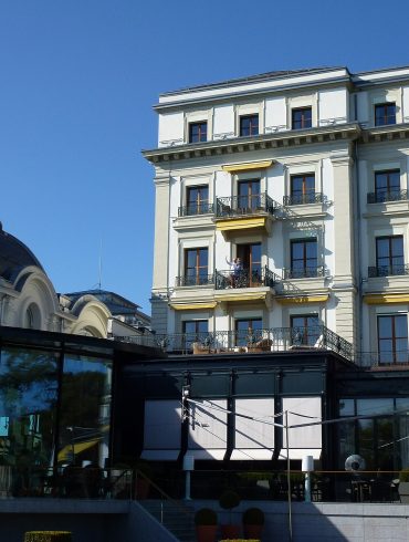 Beau-Rivage Palace Lausanne — vue extérieure