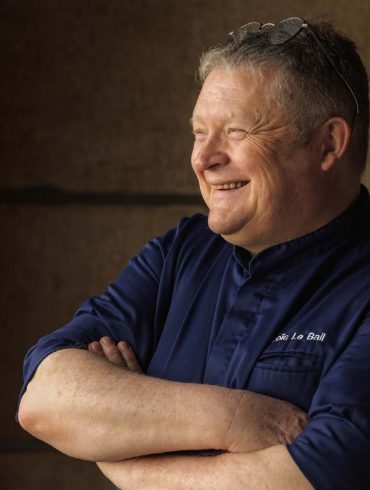 Portrait du chef etoile Loic Le Bail au Brittany & Spa a Roscoff