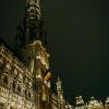 Grand-Place de Bruxelles, Belgique, illuminée la nuit