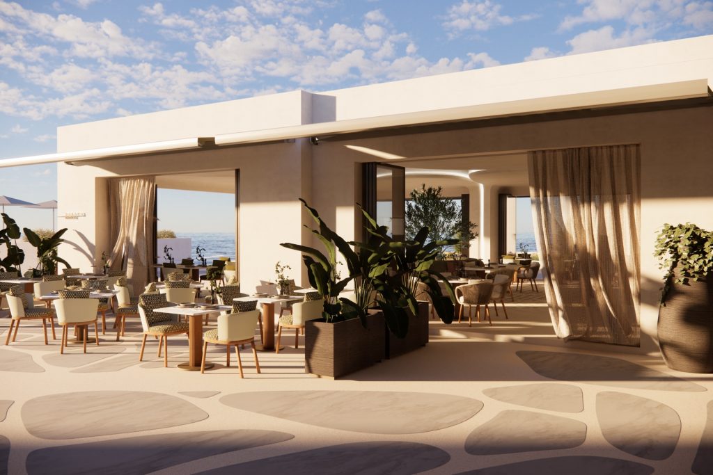 Restaurant du Fouquet's Mykonos signé Divercity Architects