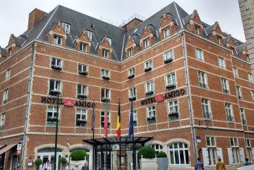 Façade de l'Hôtel Amigo Brussels, palace 5 étoiles Rocco Forte voisin de la Grand-Place