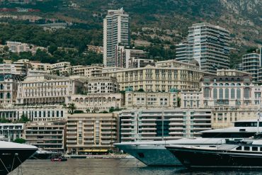 Port Hercule de Monaco vu depuis les hauteurs