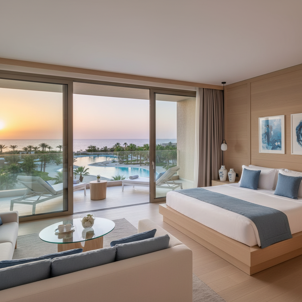 Suite avec vue mer et balcon au Monte-Carlo Bay Hotel & Resort