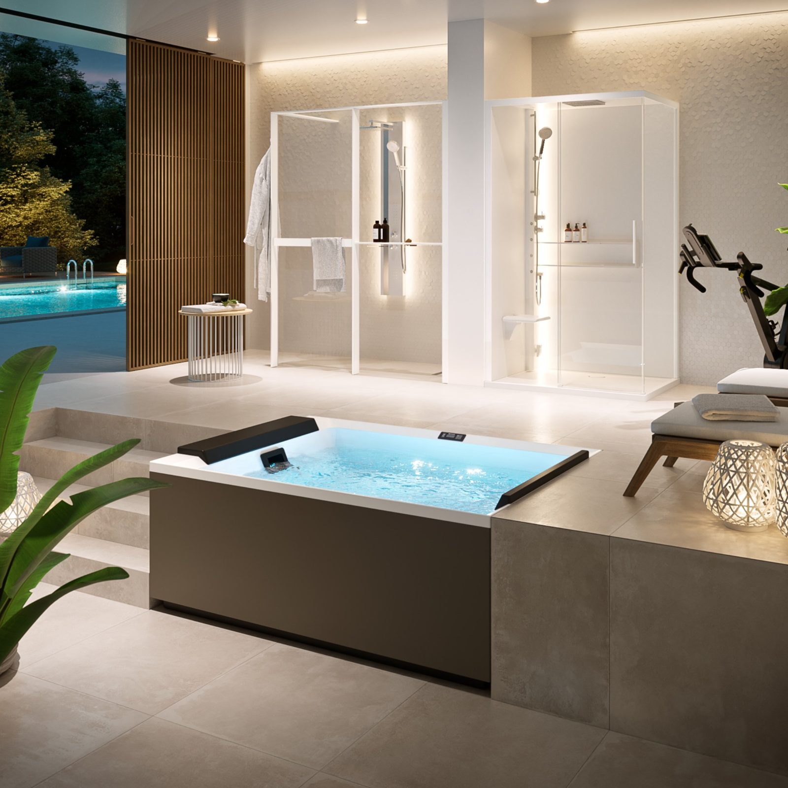 Spa de balnéothérapie Novellini pour l'hôtellerie · La Revue des Hôtels