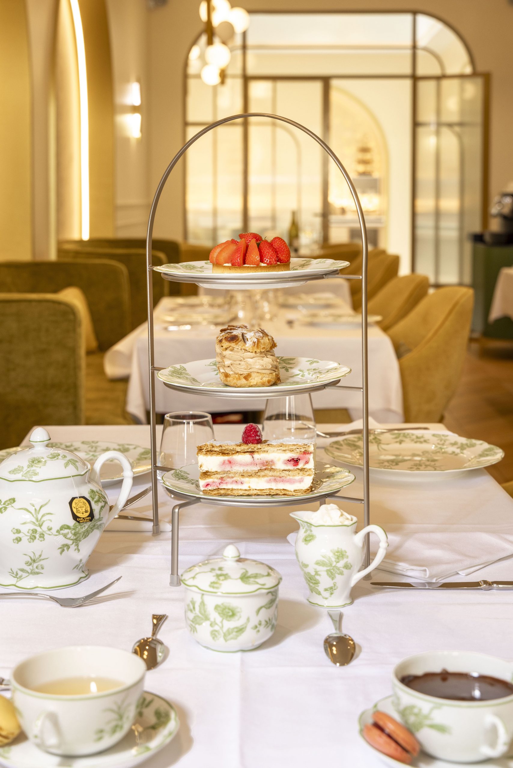 Pâtisseries Claridge Lounge tea time Paris Triangle d'Or hôtel Claridge Paris 8