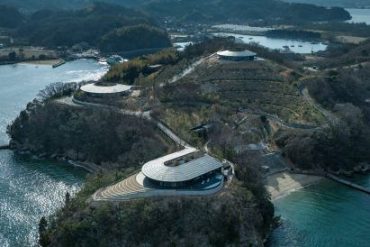 This week BIG revealed a trio of luxury rammed-earth villas in Japan