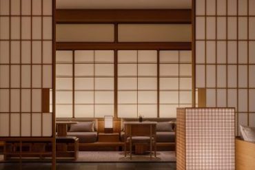 Traditional wooden townhouses inform interiors of Kengo Kuma-designed Capella Kyoto hotel