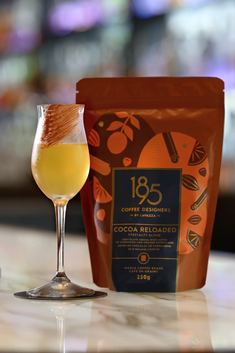 Coffeetail Abracocoa du Bar Joséphine au Mandarin Oriental Lutetia
