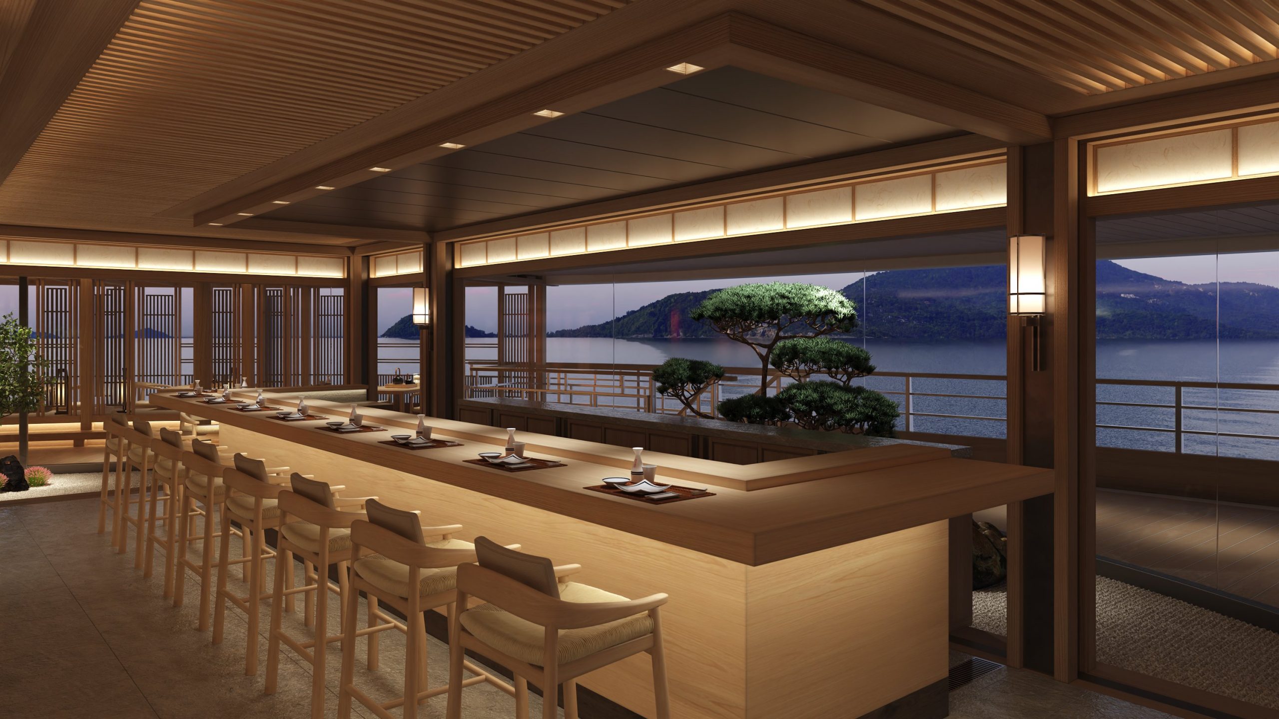Le restaurant japonais de l’Amangati