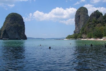 Plage de Railay en Thaïlande