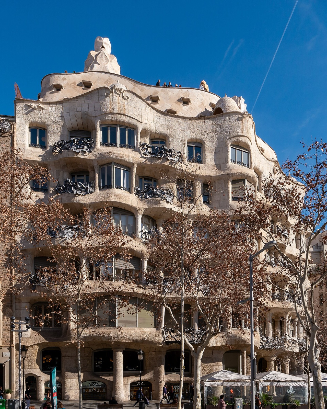 La Casa Milà (La Pedrera) de Gaudí à Barcelone, haut lieu touristique