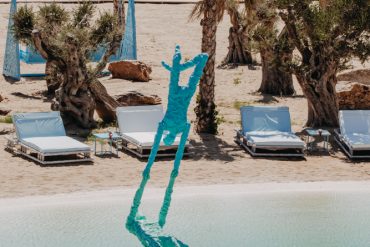 Le Calilo sur la plage de Papas à Ios, Grèce