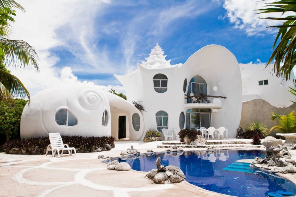 Casa Caracol : dormir dans un coquillage géant à Isla Mujeres