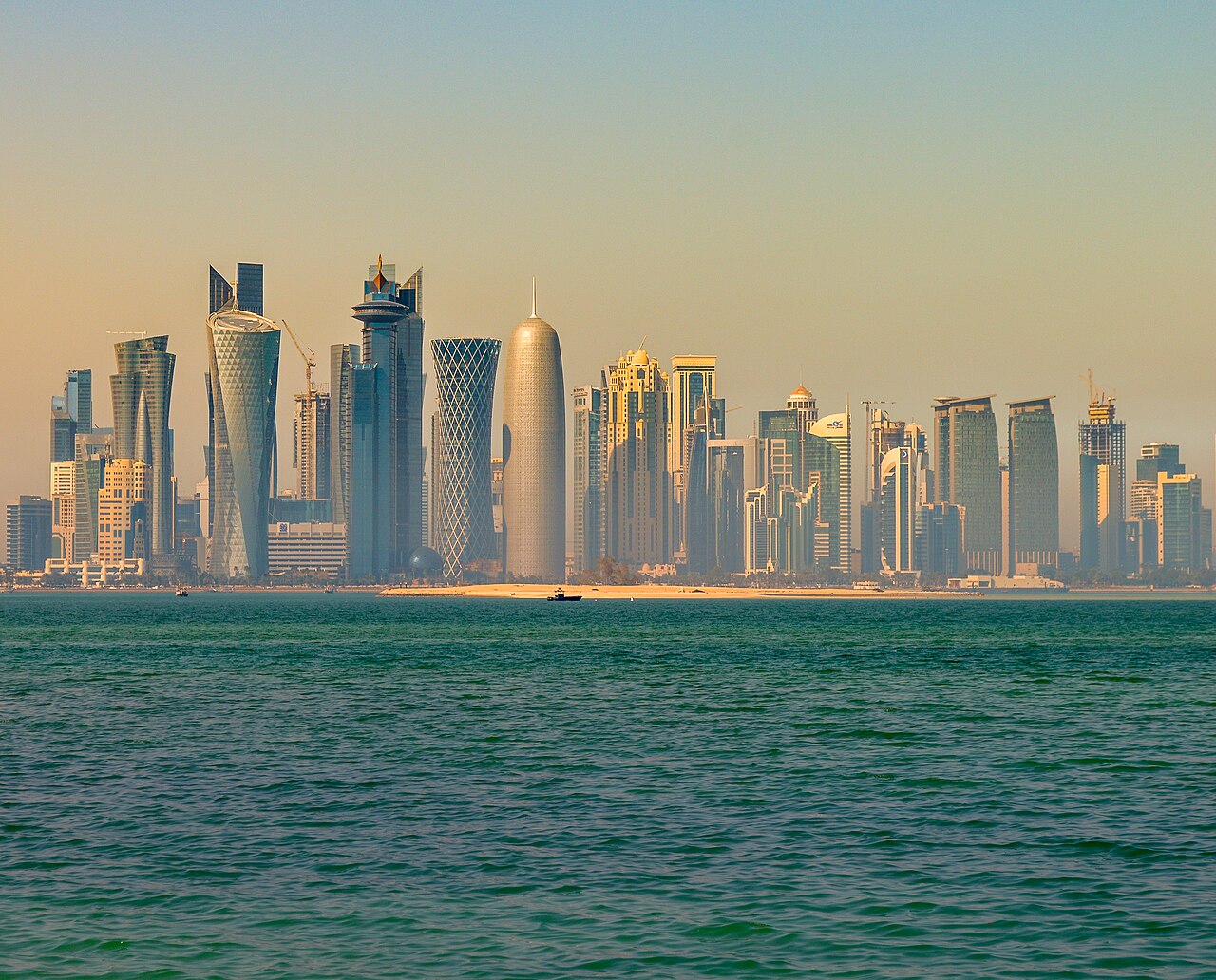 La skyline de Doha, capitale du Qatar