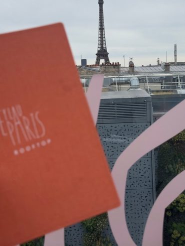 La carte du rooftop Eylau Paris face à la tour Eiffel, au Canopy by Hilton Paris Eiffel Tower.