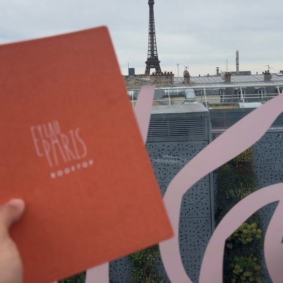 La carte du rooftop Eylau Paris face à la tour Eiffel, au Canopy by Hilton Paris Eiffel Tower.