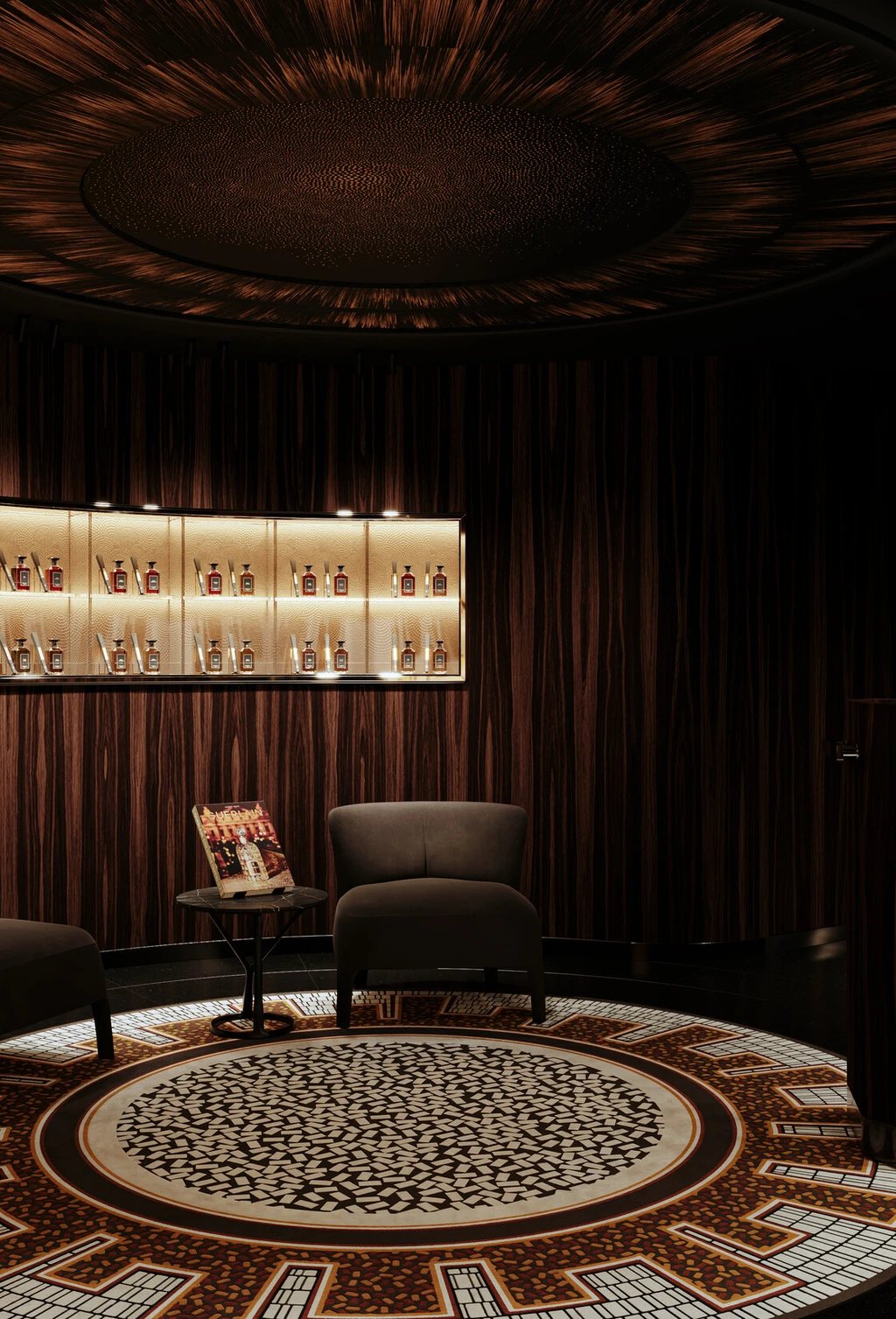La réception du Guerlain Spa à bord de l’Orient Express Corinthian