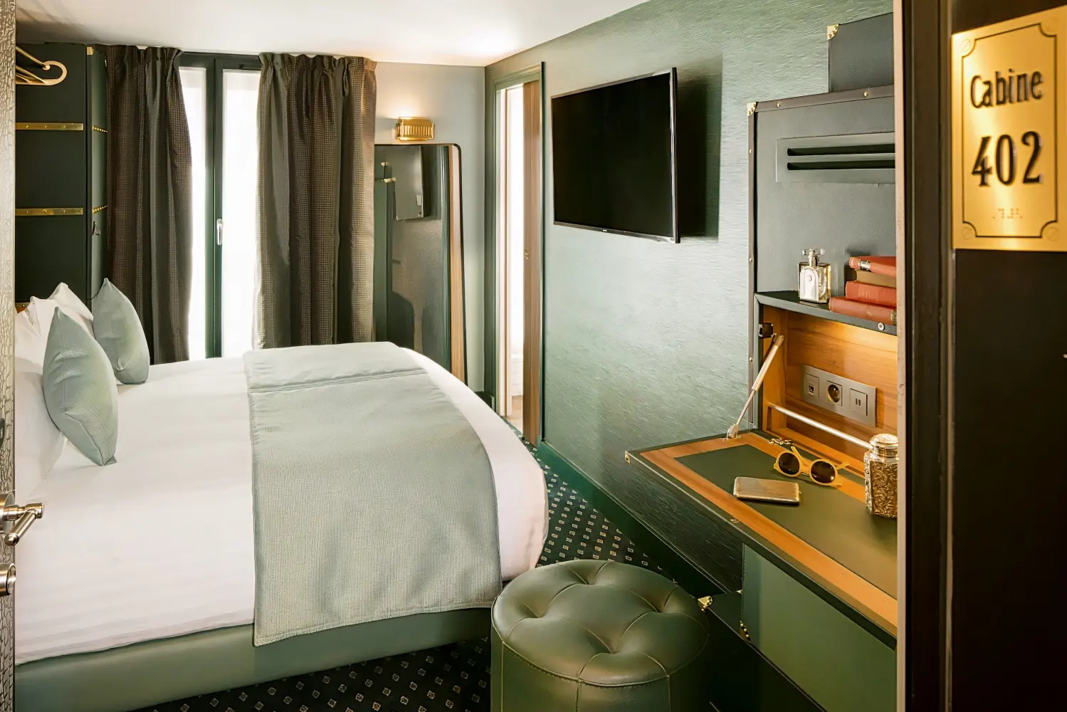 Habitación de un hotel boutique de la red HOSPYA en París