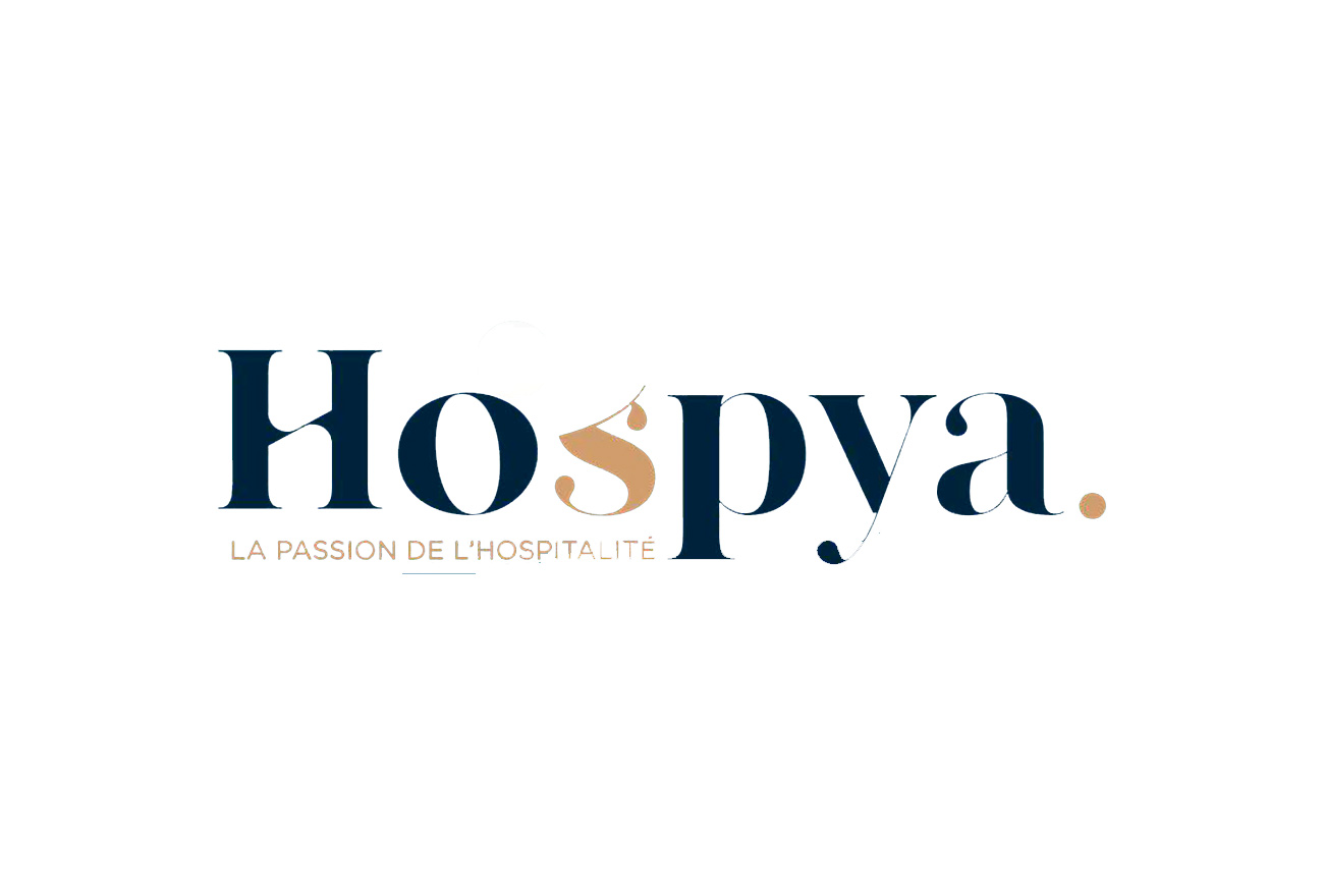 Logotipo de la red hotelera HOSPYA, ex-Oréa