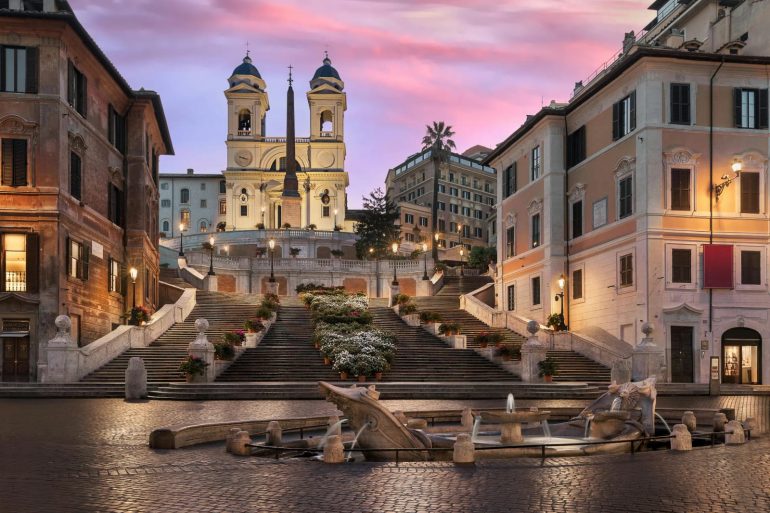 Hotel Hassler Roma en haut des marches espagnoles