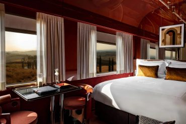 Suite du train-hôtel de luxe La Dolce Vita Orient Express