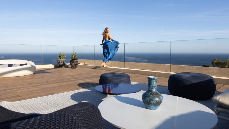 La Réserve Ramatuelle surplombant la Méditerranée, hôtel romantique