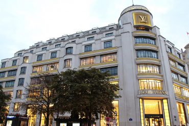 L'immeuble Louis Vuitton au 103-111 avenue des Champs-Élysées à Paris