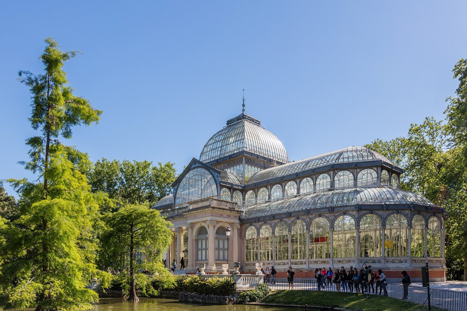 Le Palais de Cristal du parc du Retiro à Madrid