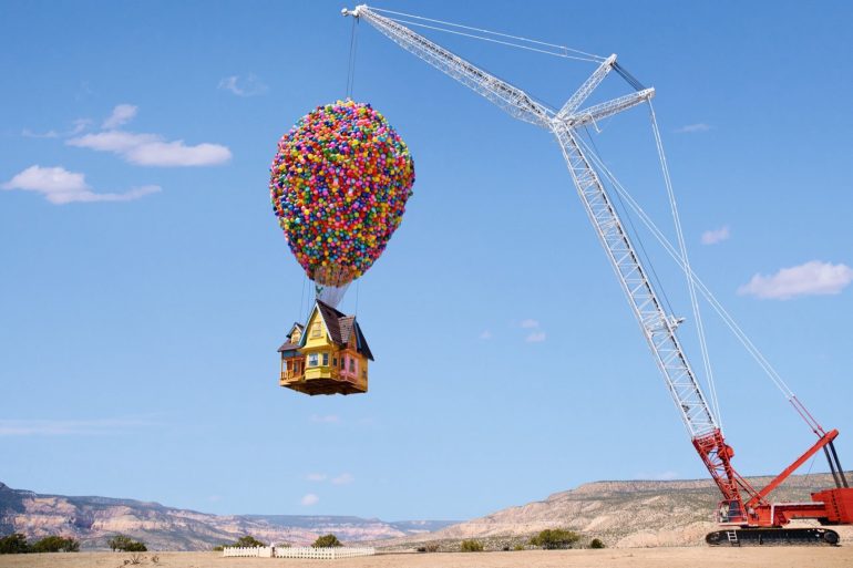 Up: Altas Aventuras · A casa dos balões, Novo México, EUA
