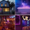 Intérieur de la maison Purple Rain de Prince à Minneapolis, chambre du Kid avec éclairage lavande