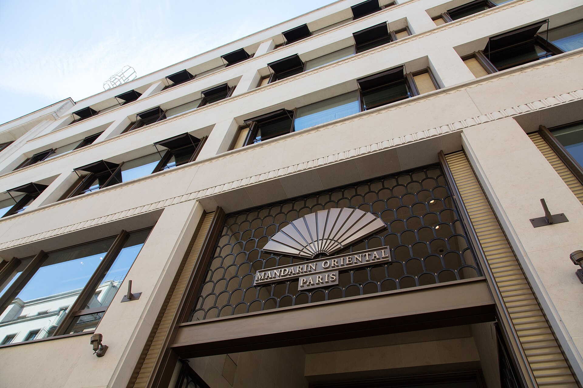 Le Mandarin Oriental Paris, rue Saint-Honoré, qui lance une rénovation d'ampleur
