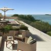 Terrasse d'une suite penthouse du Mandarin Oriental Punta Negra, Majorque, avec piscine privée et vue sur la Méditerranée