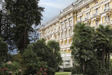Façade Belle Époque du Palace Merano, premier spa médical d'Italie, à Merano