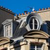 Vue sur les toits de Paris, quartier des boutique-hôtels de charme