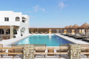 Le Radisson Individuals Pounda Resort Paros, vue sur la mer Egee