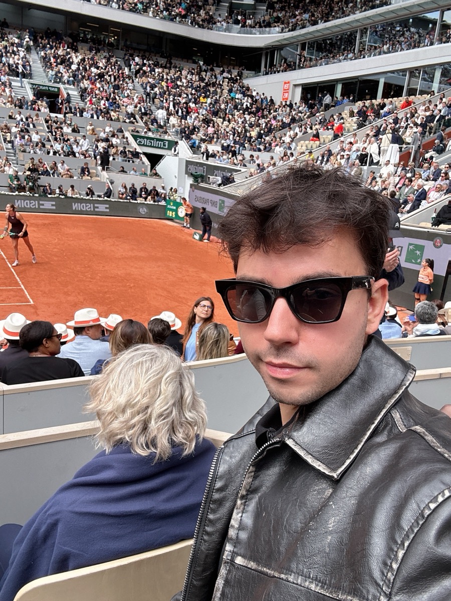 Roland-Garros 2026 depuis les tribunes du court Philippe-Chatrier