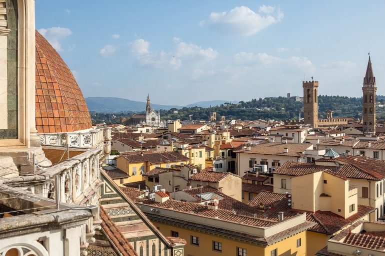 Panorama de Florence depuis le Duomo
