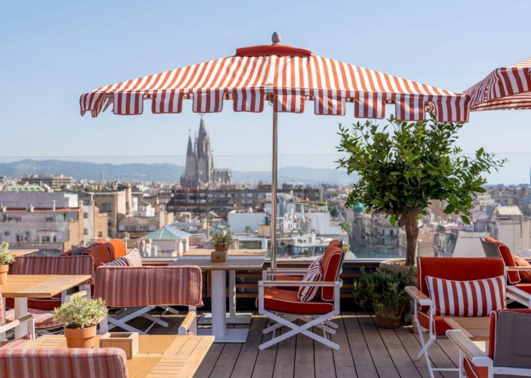 Barcelone : le Majestic inaugure les petits déjeuners de son rooftop La Dolce Vitae