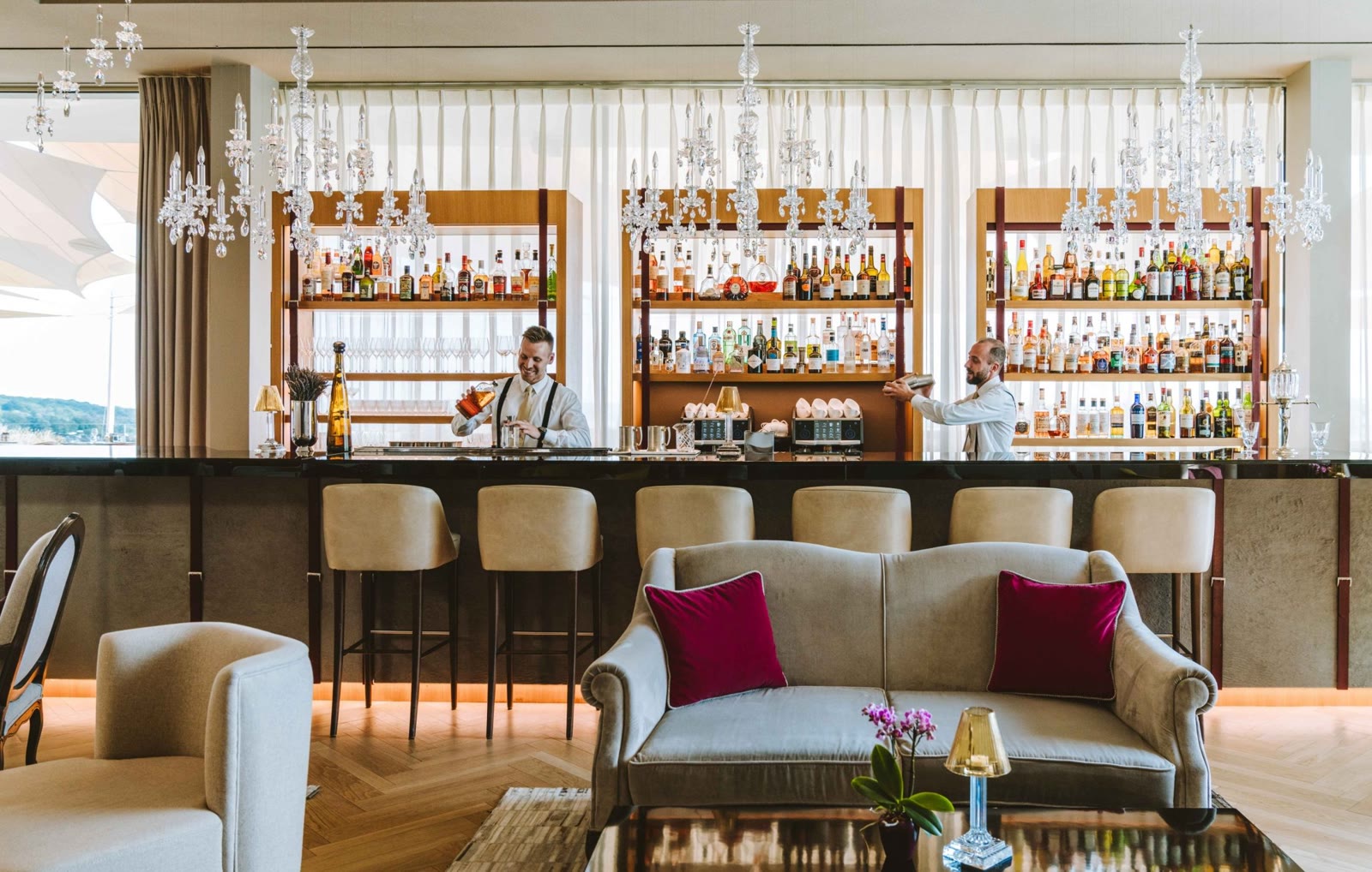The Bar Abysse at Royal Champagne Hotel & Spa