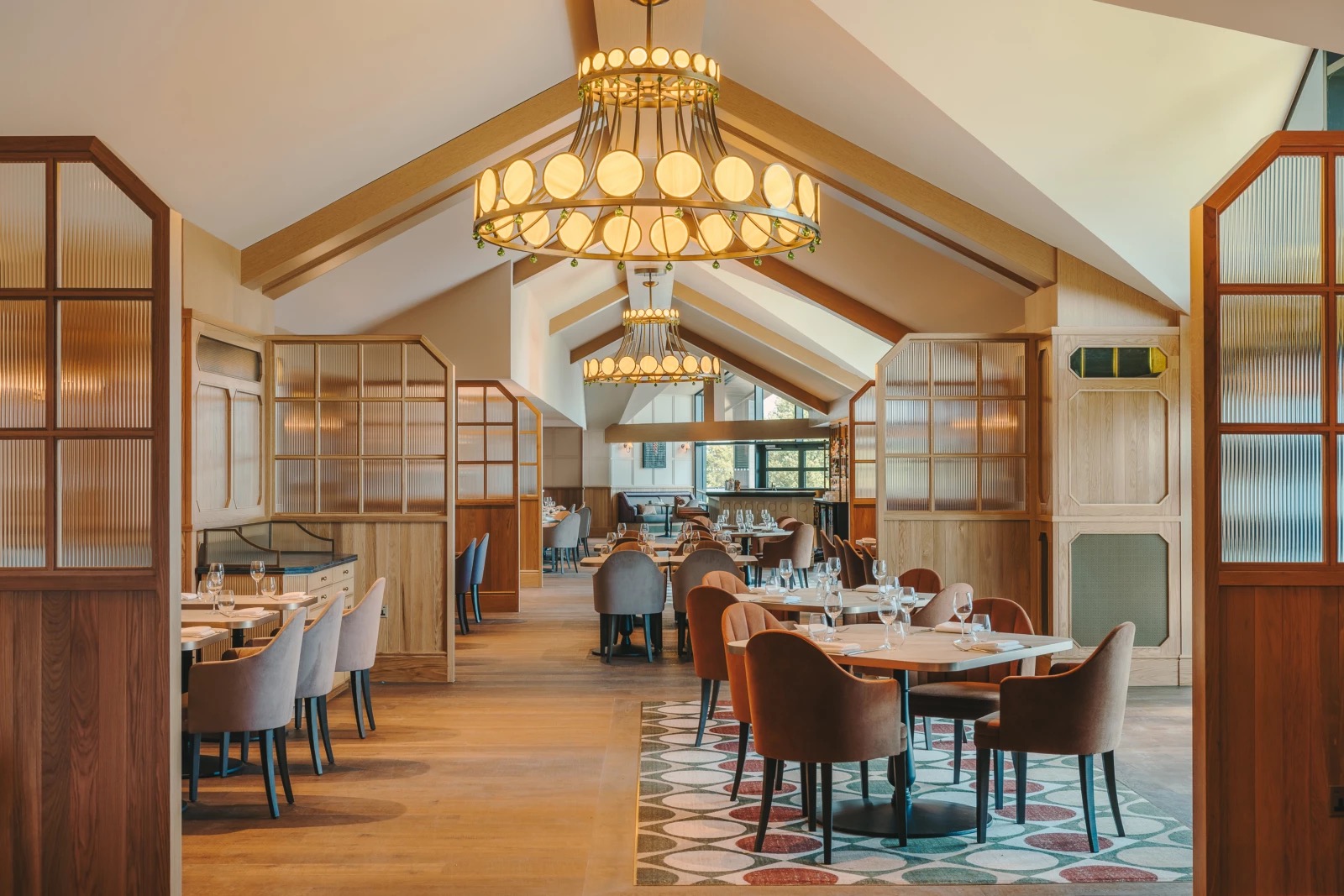 Salle du restaurant gastronomique Gordon Ramsay at The Mere au Fairmont Cheshire, Cheshire