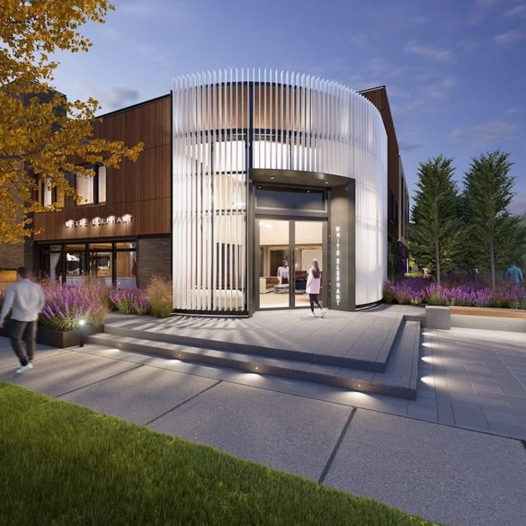 Façade du White Elephant Aspen, nouvel hôtel boutique de luxe à Aspen