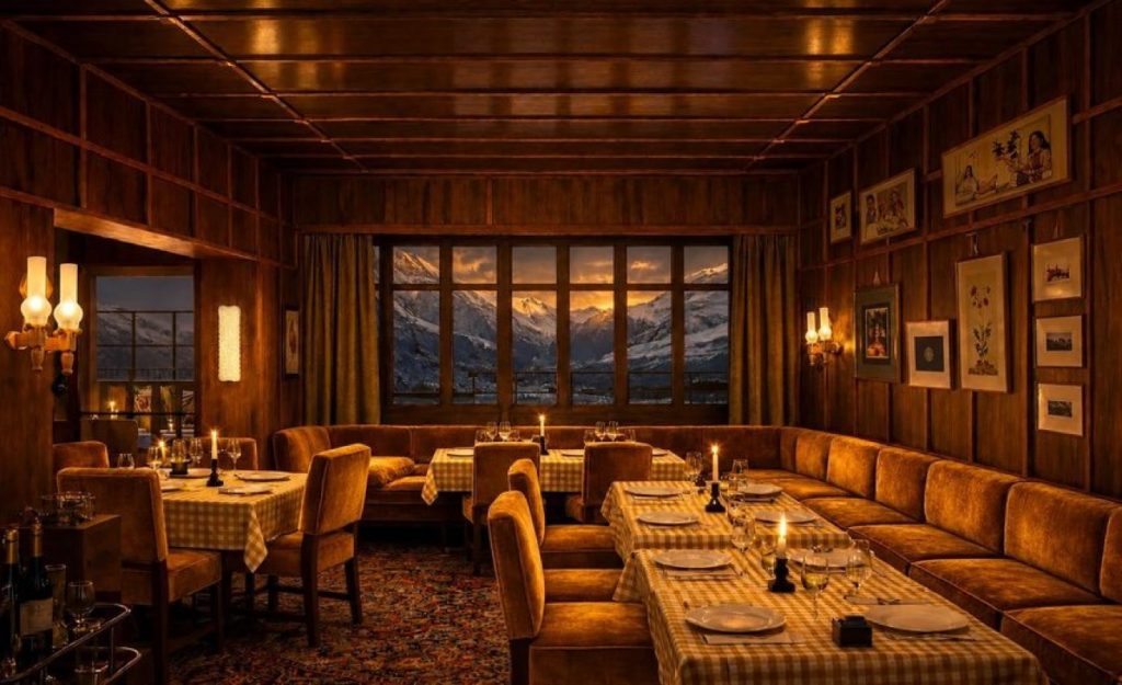 Le Bourbon Hotel ouvrira à Courchevel 1850 avec l&rsquo;esprit d&rsquo;un club londonien