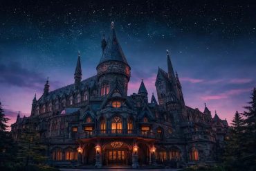 Château illustrant le futur hôtel Harry Potter du Legoland Deutschland