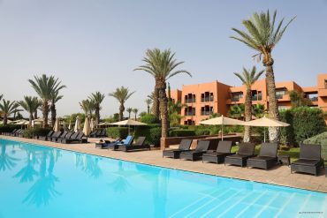 La piscine extérieure du Kenzi Menara Palace & Resort, à Marrakech