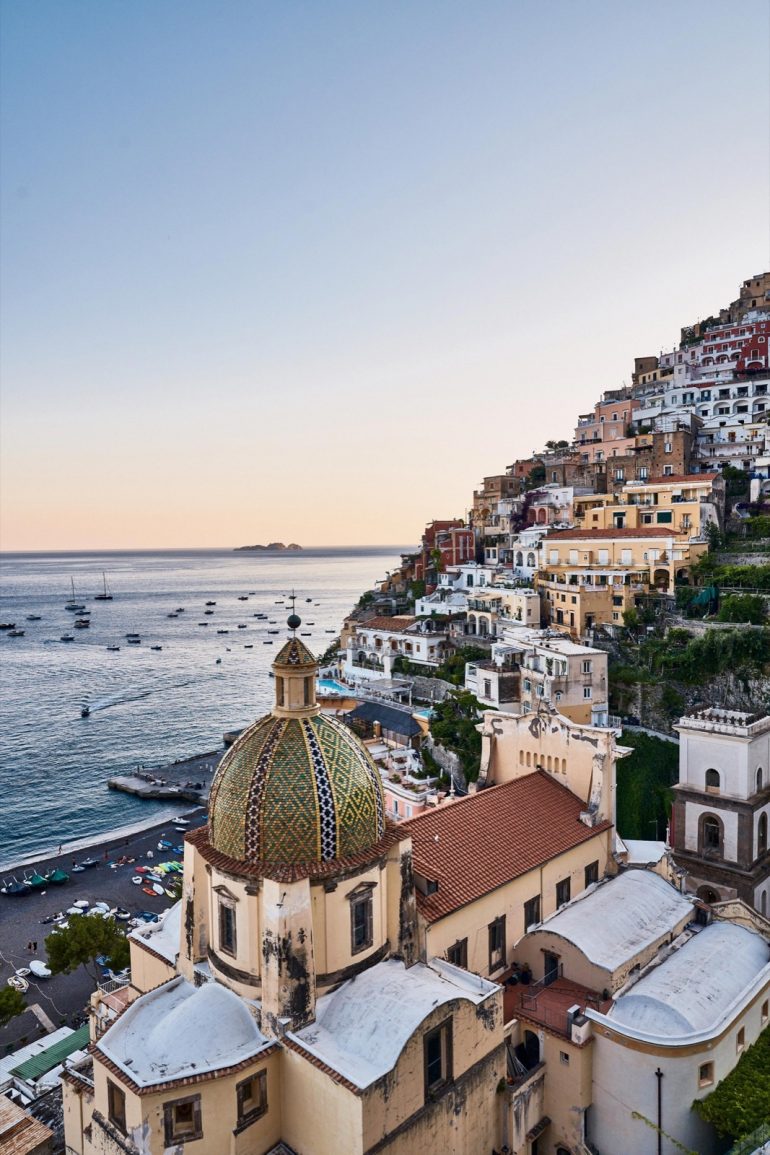 Le Sirenuse, accroché à la falaise de Positano