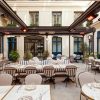 La cour-restaurant de l'hôtel Maison Delano Paris
